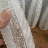 5 tulipes en verre longues 20 cm pour lampe lustre