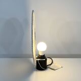 Memphis style print table lamp by zilo g, 1980s