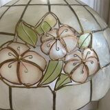 Mother-of-pearl pendant light