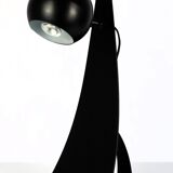 Brilliant black metal house lamp 1990