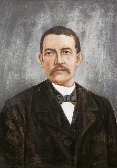 Portrait man in pastel - 18 x 24 cm