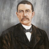 Tirage papier portrait homme au pastel - 18 x 24 cm