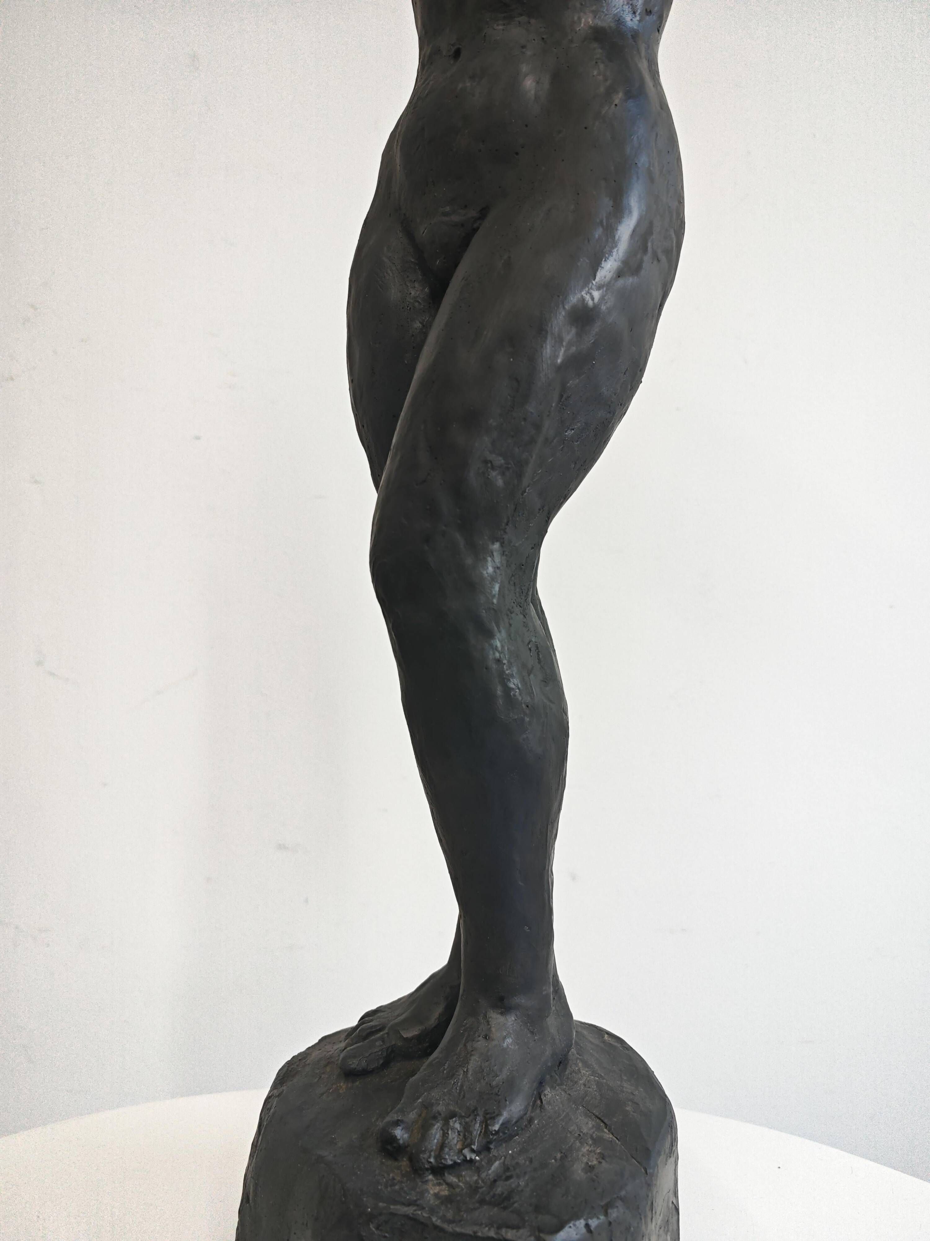 Sculpture of a Nude Woman in plaster by Radeta Stankovic