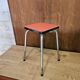 Tabouret en formica rose 1960