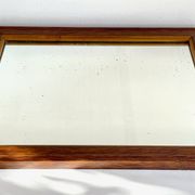 Art deco mirror 1920 wood and silver vintage
