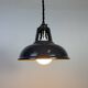 Vintage Industrial Grey Painted Ceiling Lamp, 2000s