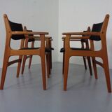 Mid-Century Danish Armchairs in Teak, 1960s, Set of 4
