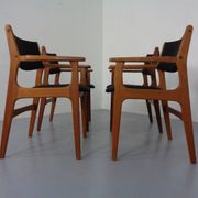 Mid-Century Danish Armchairs in Teak, 1960s, Set of 4