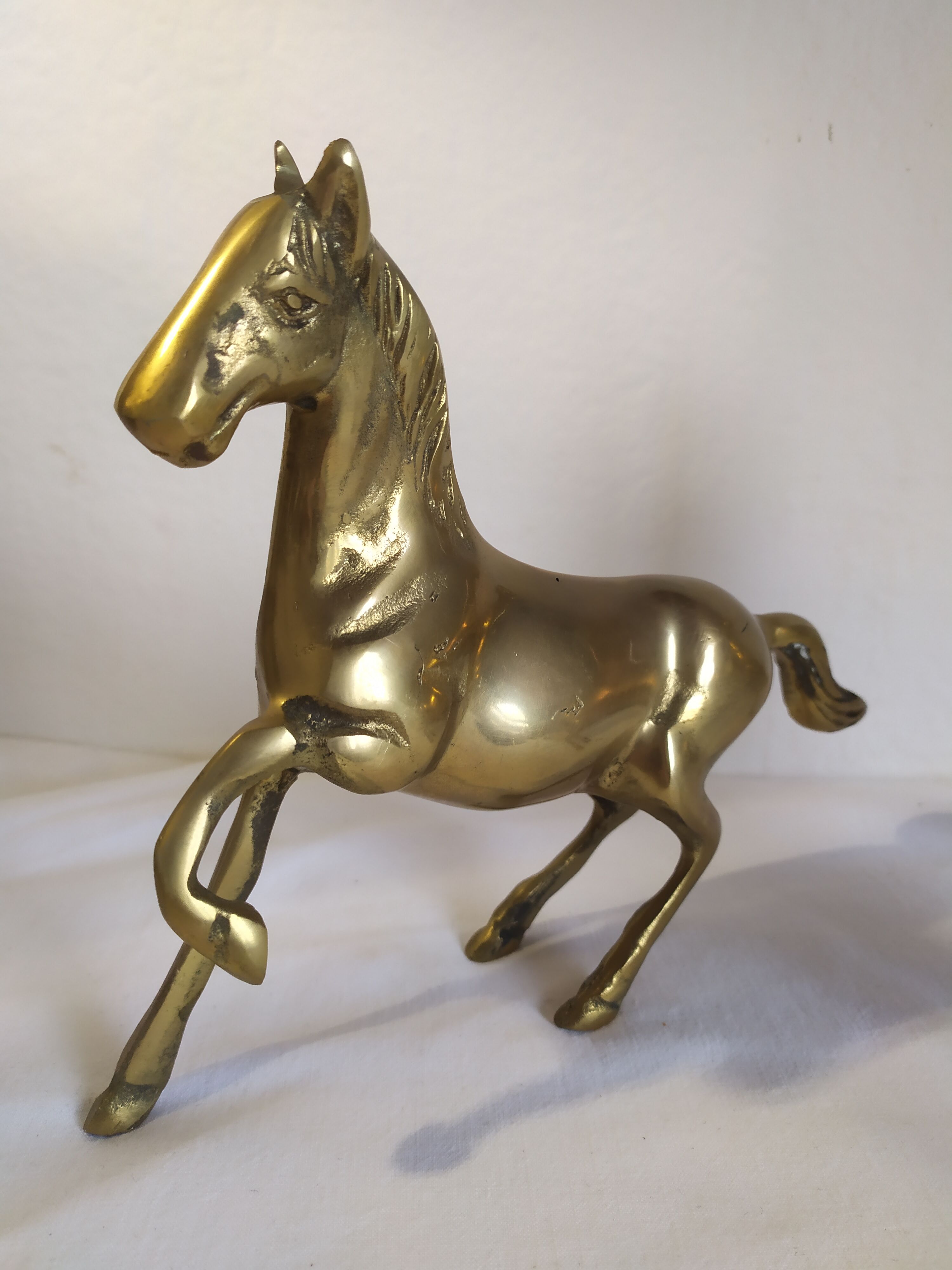 Brass horses