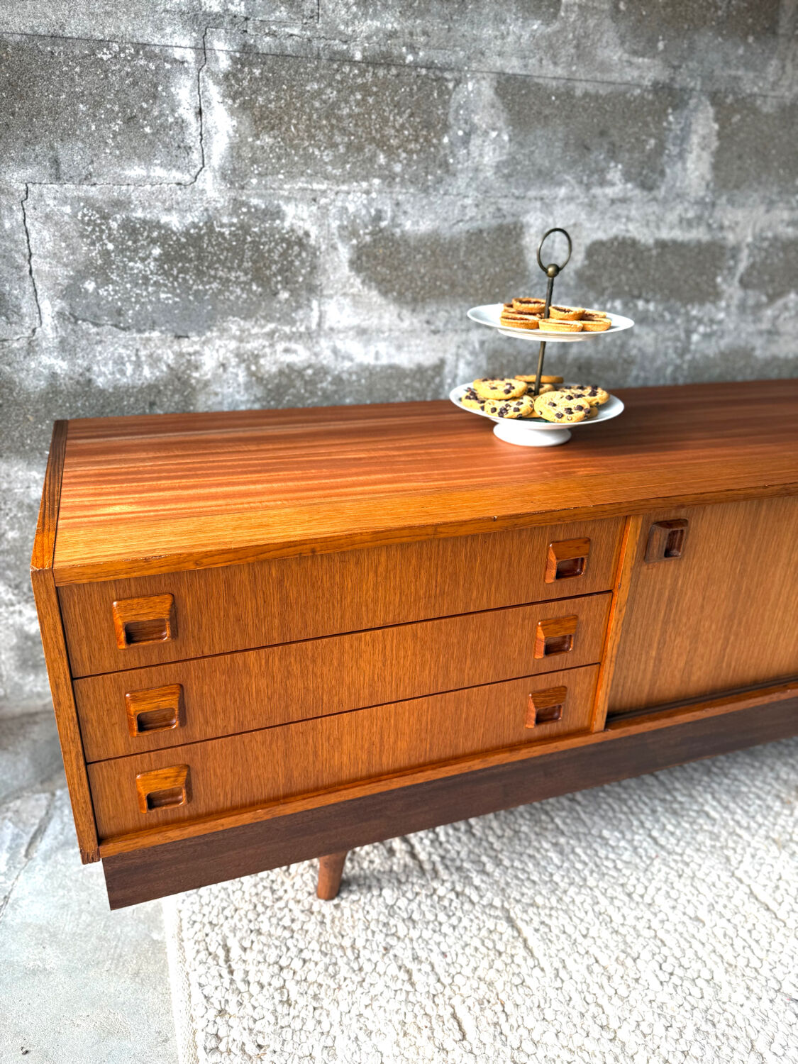 Scandinavian teak sideboard, 1970.
