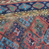 Antique Shahsavand tribal horse cover mat 105x95 cm