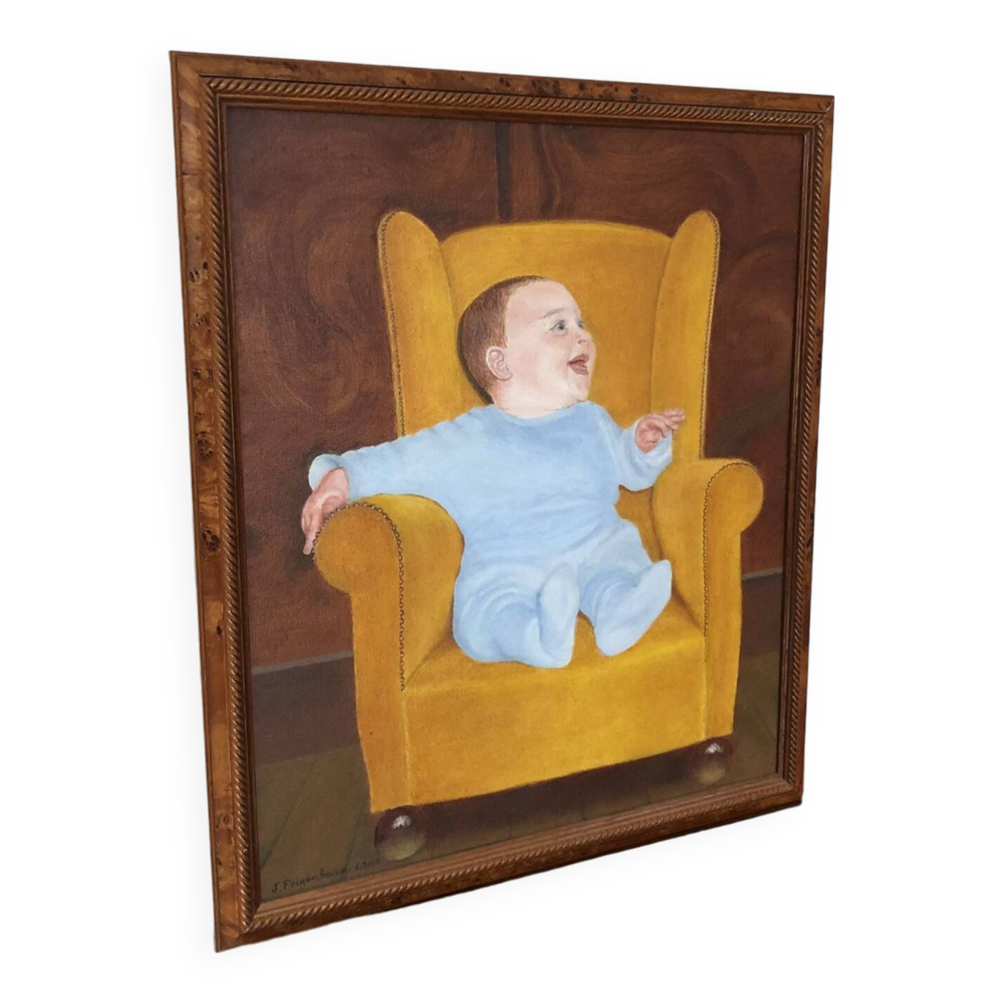 Child portrait painting
