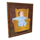 Tableau portrait d'enfant