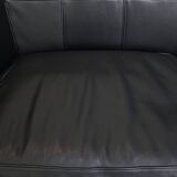 Art Deco 2.5-Seater Leather Sofa