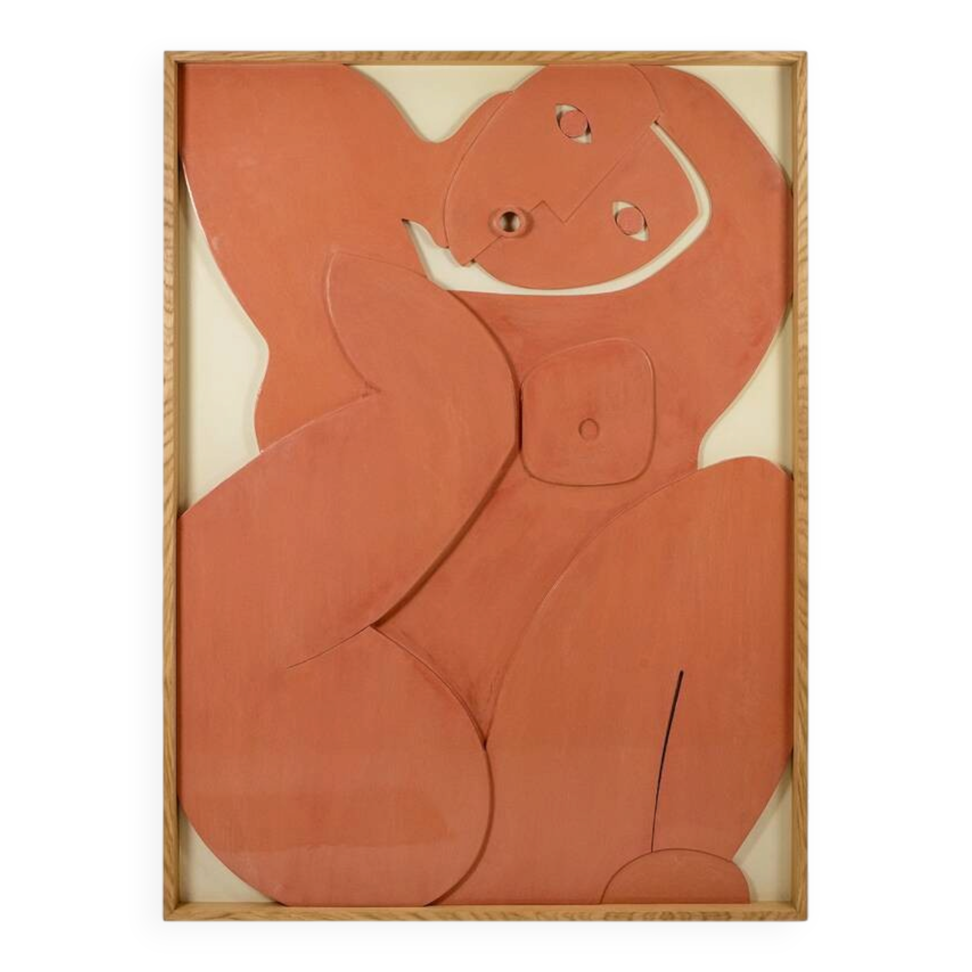Relief panel "Oh! Step out of the frame!". Contemporary.