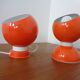 Italian Space Age Metal Internal Magnet Table Lamps by Reggiani, 1960s, Set of 2