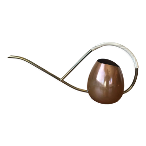 Arrosoir en cuivre et laiton circa
