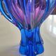 Electric blue Murano vase