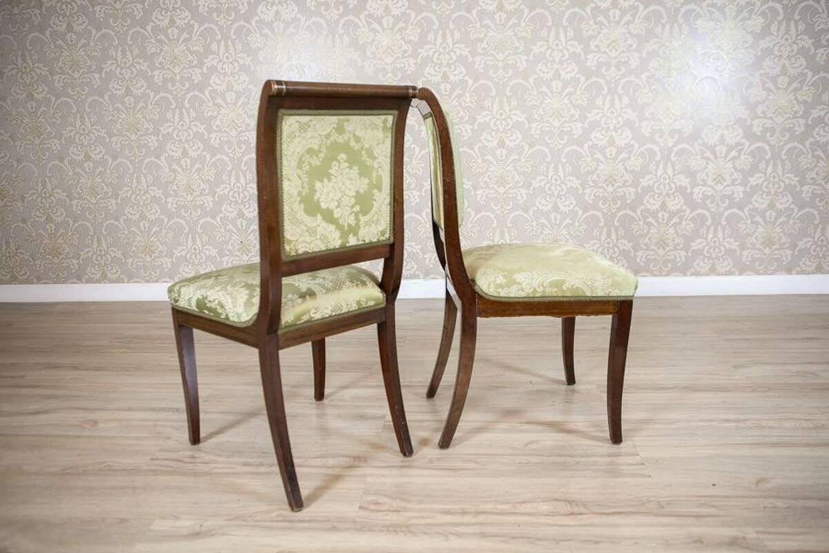 Late 19th Century English Walnut Furniture, Set of 5