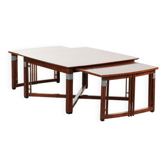 Art Deco design coffee table with extendable parts