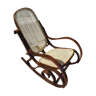 Rocking-chair cannage bois