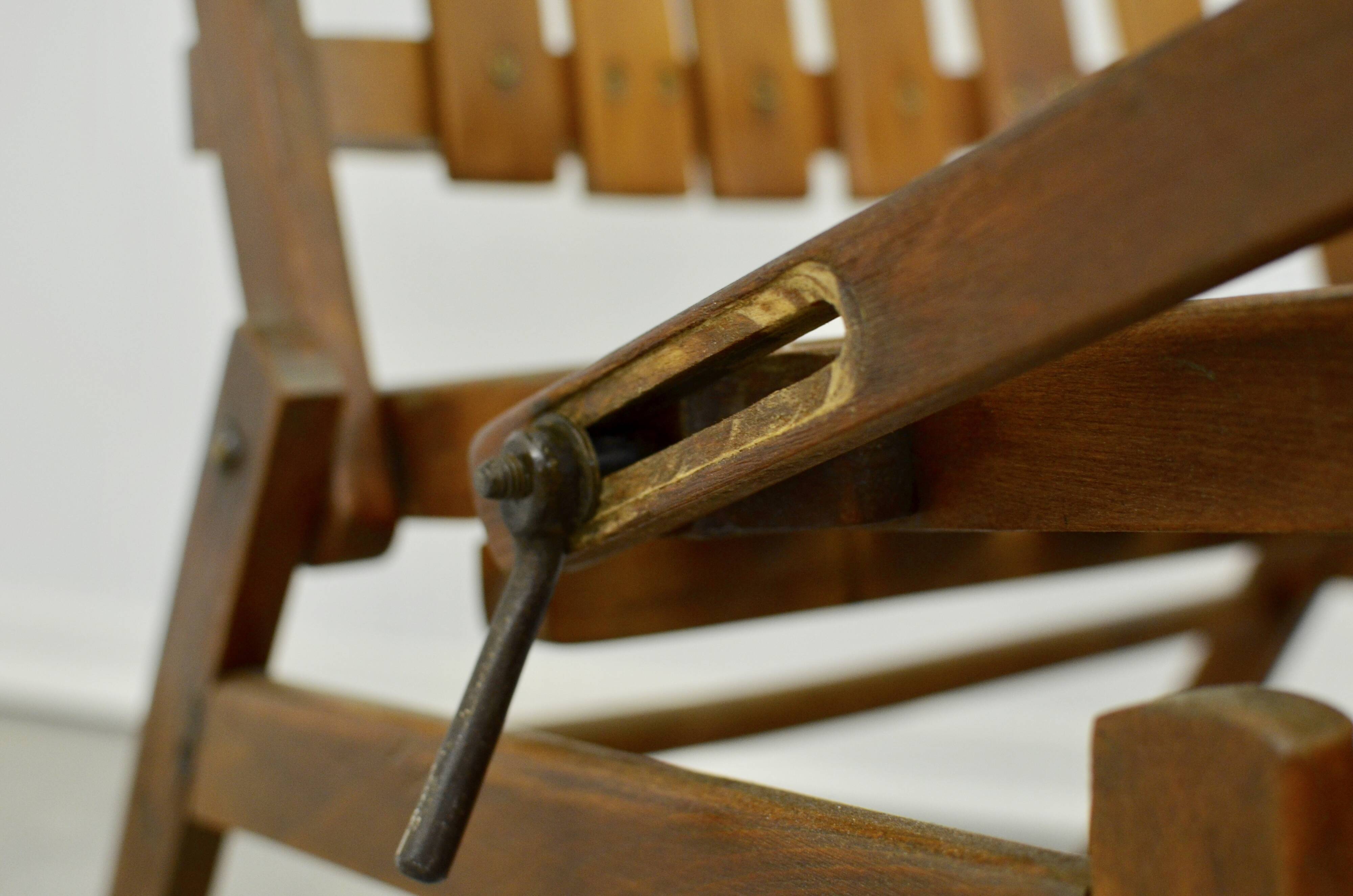 Fauteuil Thonet "modèle "siesta medizinal" avec système Luckhardt