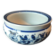 Petite coupe chinoise bleu et blanc à décor floral – XXe siècle
