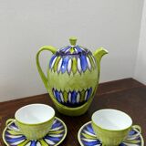 Sologne porcelain teapot and cups