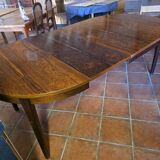 Scandinavian extendable table in rosewood from the 1960s, with 2 extensions.