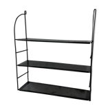 Black metal string shelf