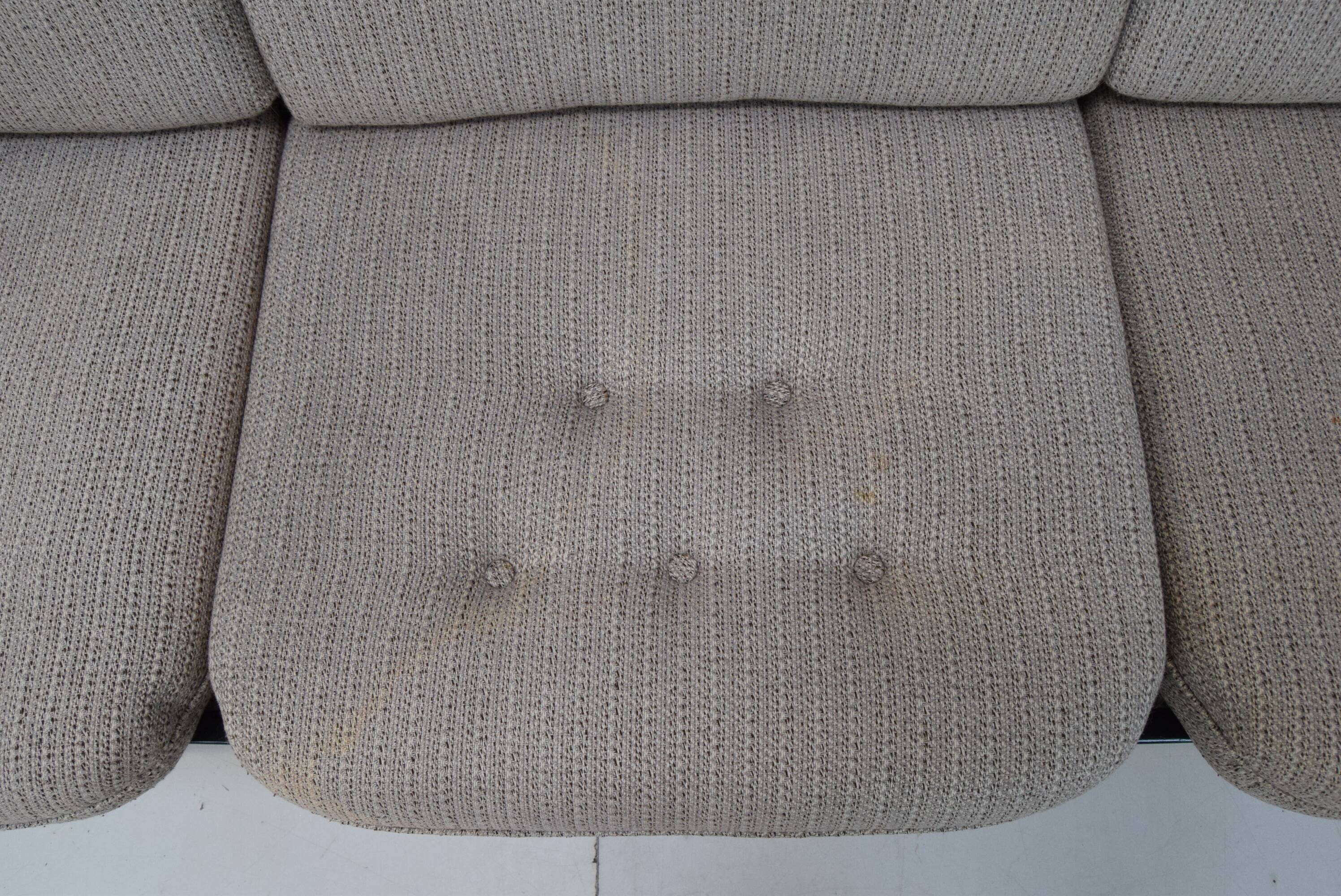 Three seater sofa/leda lux,1980's.