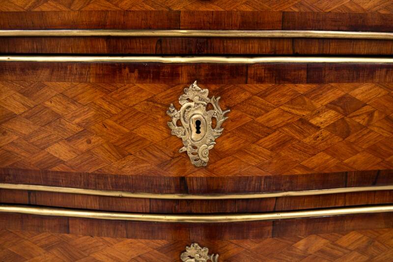 Antique chest of drawers, circa 1870, France.