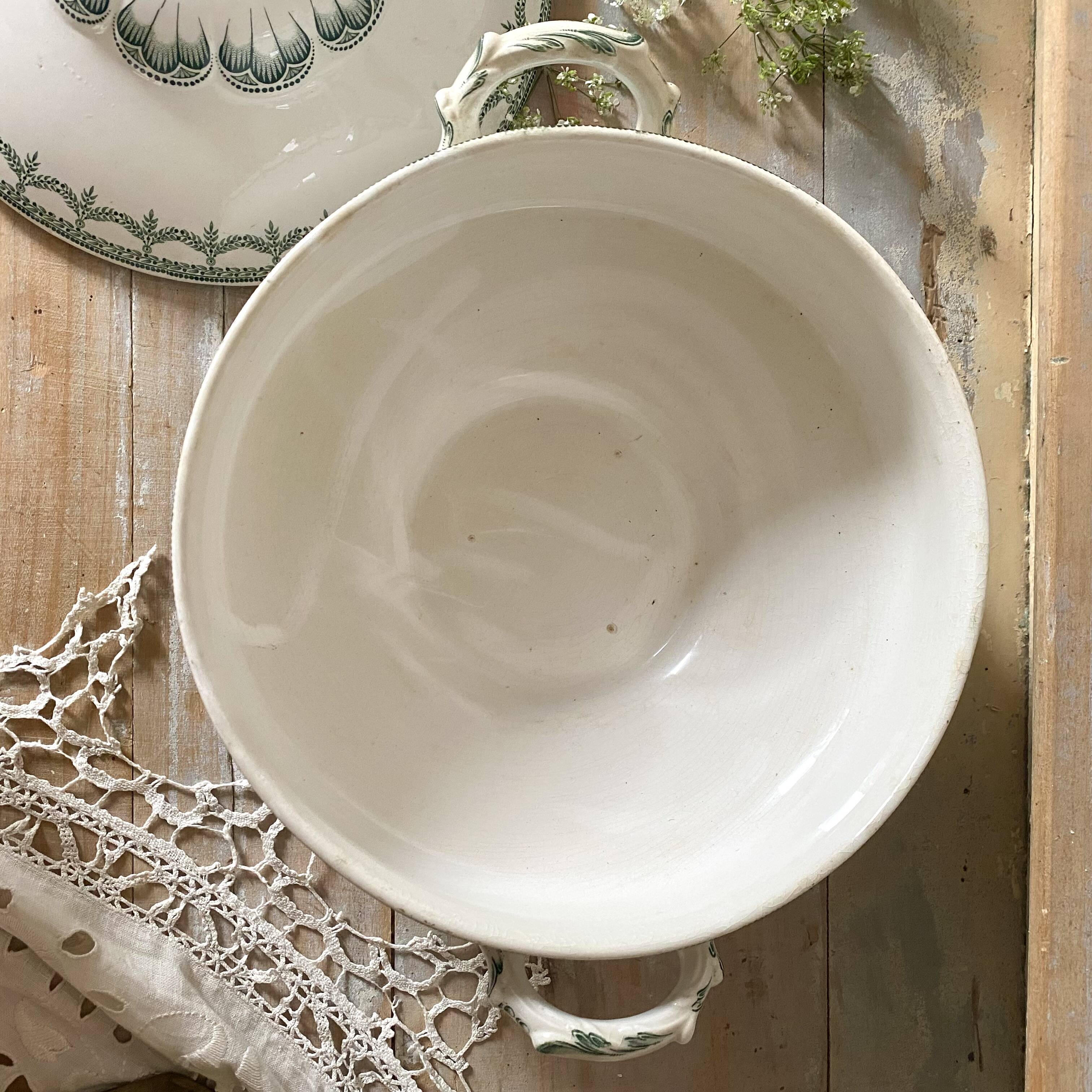 Ironstone soup tureen St Amand model Ney