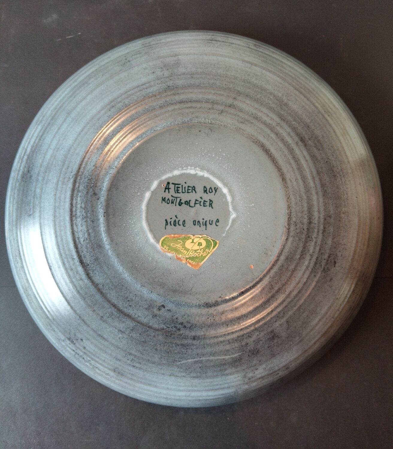 Large ceramic wall plate – Atelier Roy Montgolfier – unique piece