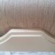 Miroir cadre en plastic beige