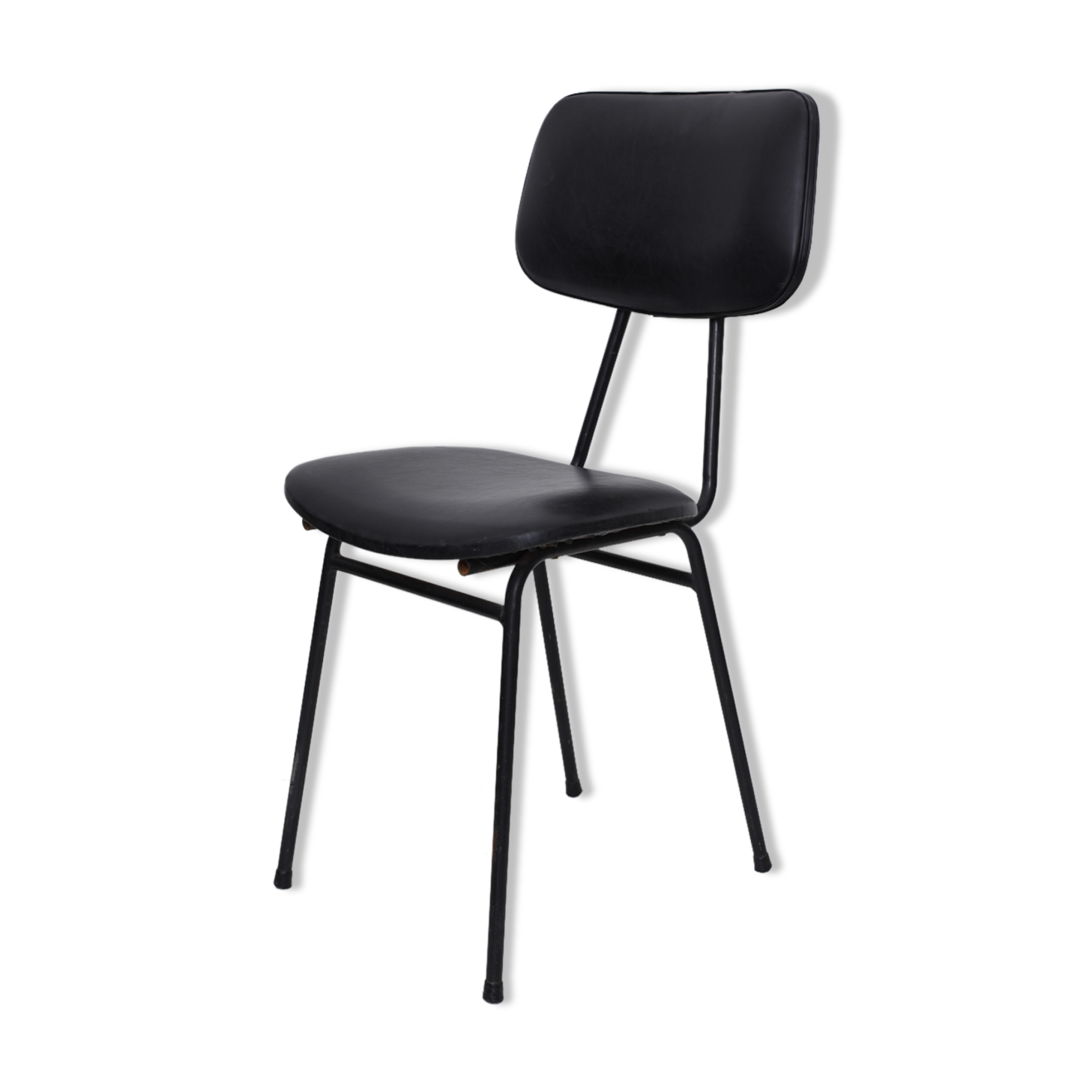 Black skai chair