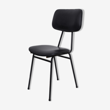 Black skai chair