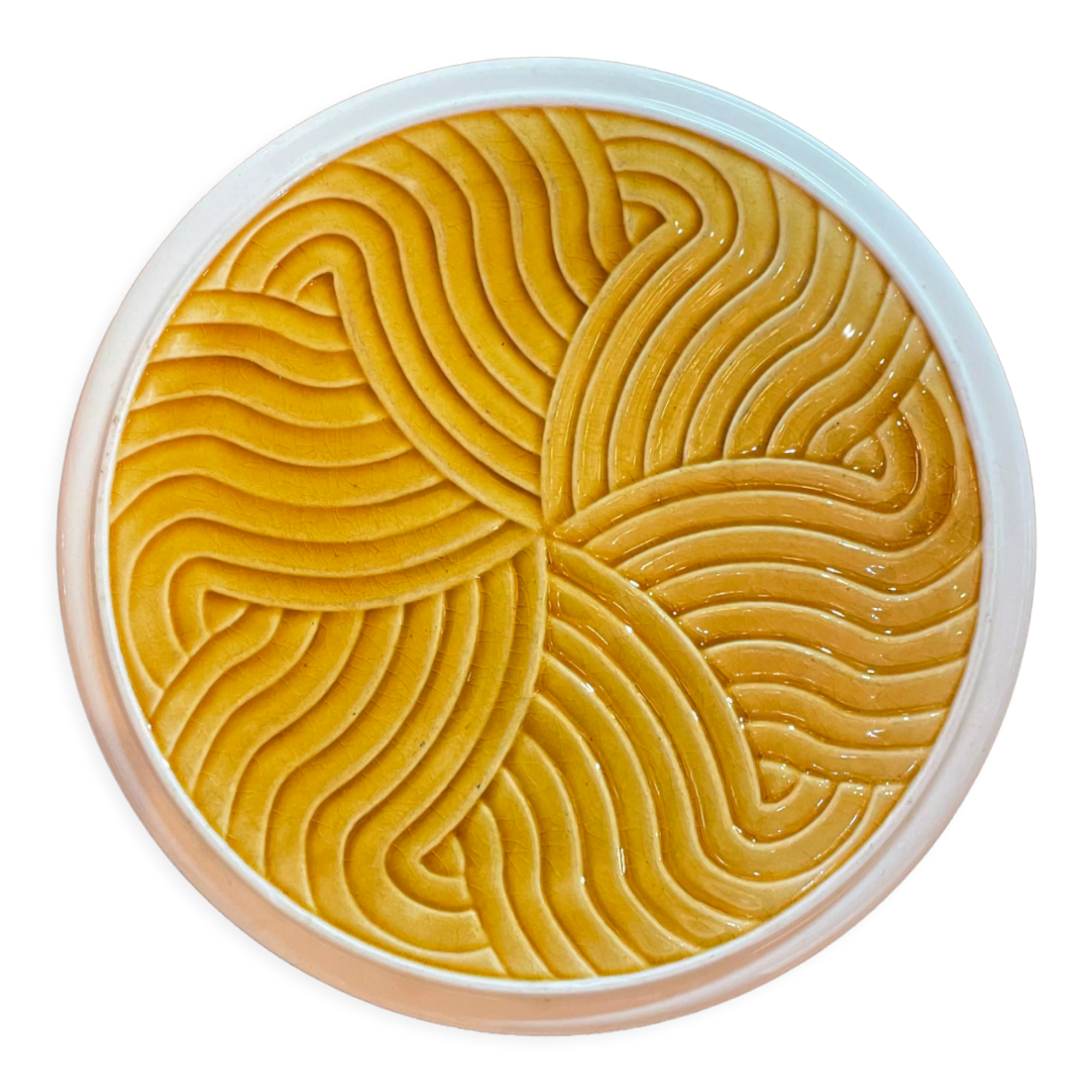 Sarreguemines art deco trivety