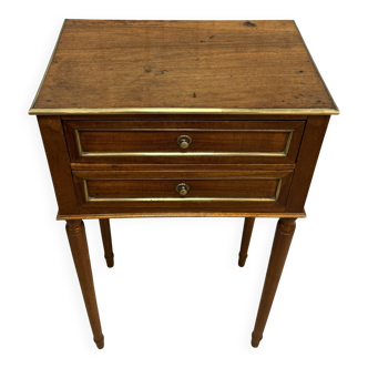Small walnut side table from the 19th century