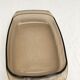 Dish vintage rectangular 35 cm arcopal smoked "gourmet" for oven