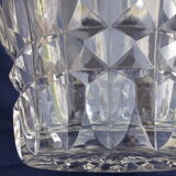 Ice bucket ice cubes signed crystal Saint Louis