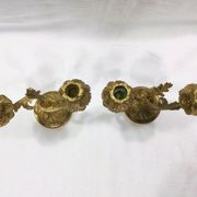 Pair of candelabra bronze rocaille