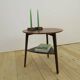 Table basse ronde en palissandre, Danemark 1960