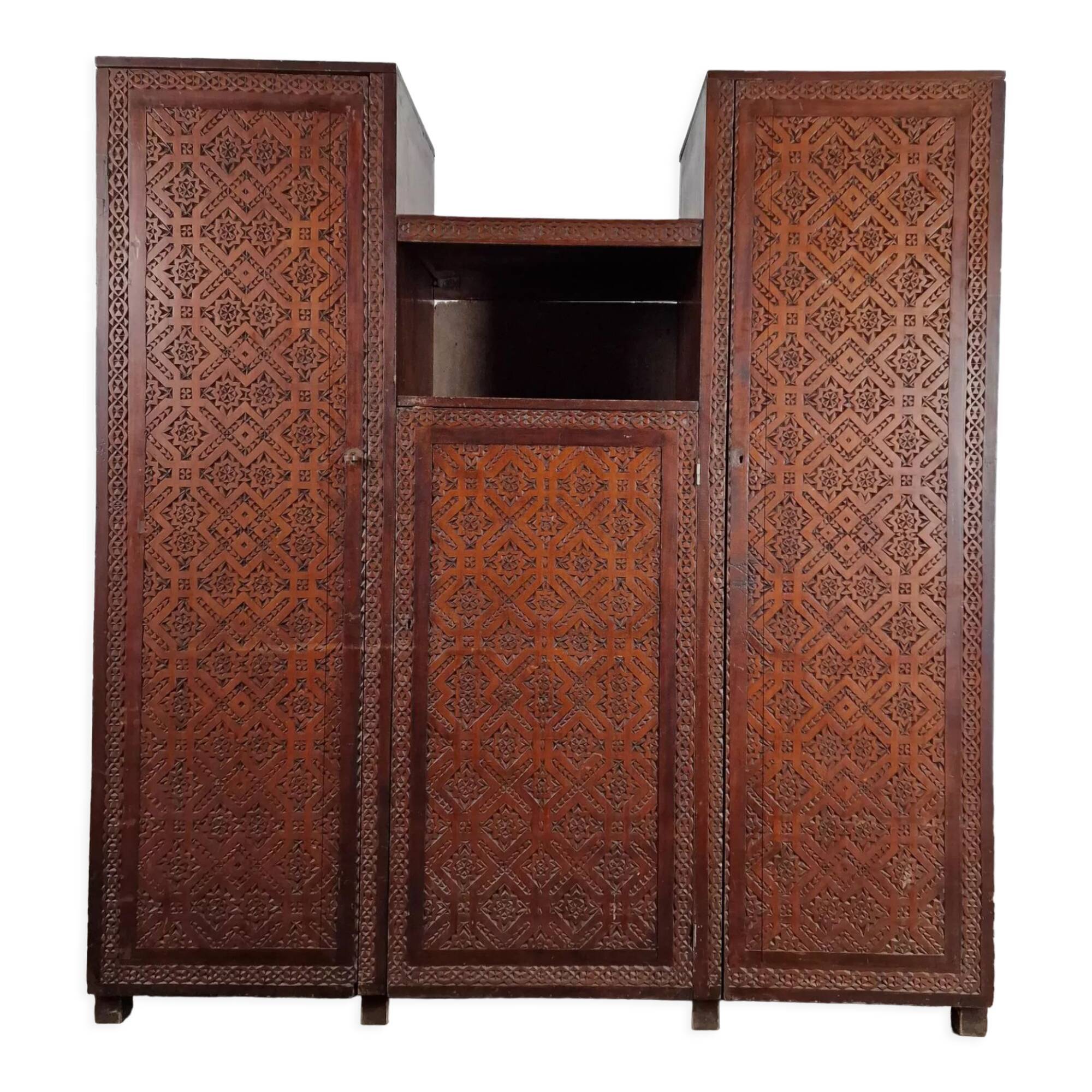 Wooden carved cabinet
