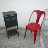 Industrial metal bedside