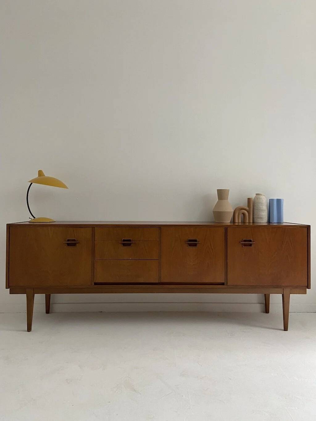 Large vintage designer teak sideboard by Nathan