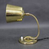 Paire de lampes de table ou murales en laiton ajustables, Tchécoslovaquie, années 1930