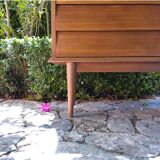 Row in vintage teak