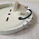 Square molded glass ceiling light "diamond point"