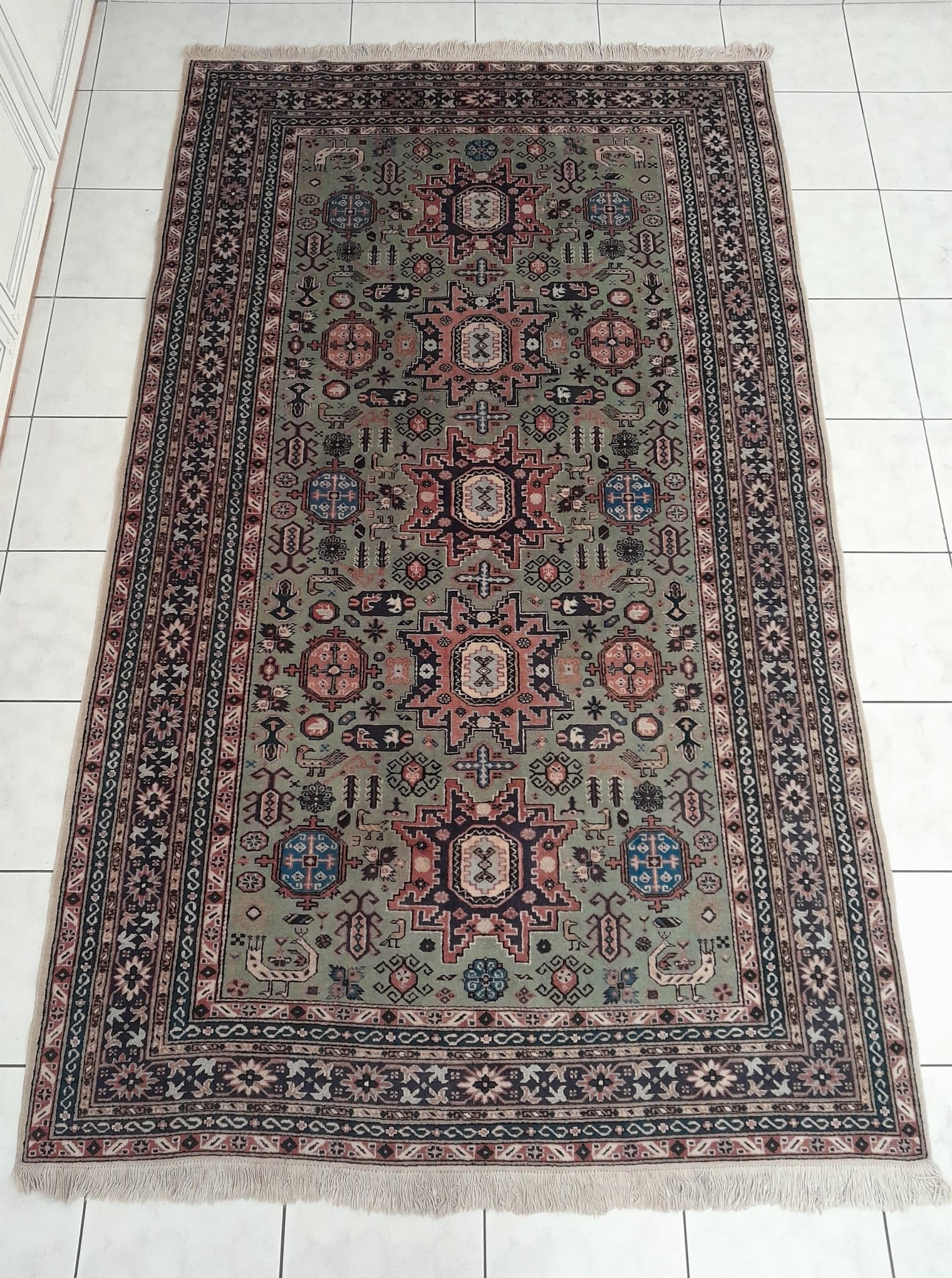 Handmade Caucasian rug 263x158cm